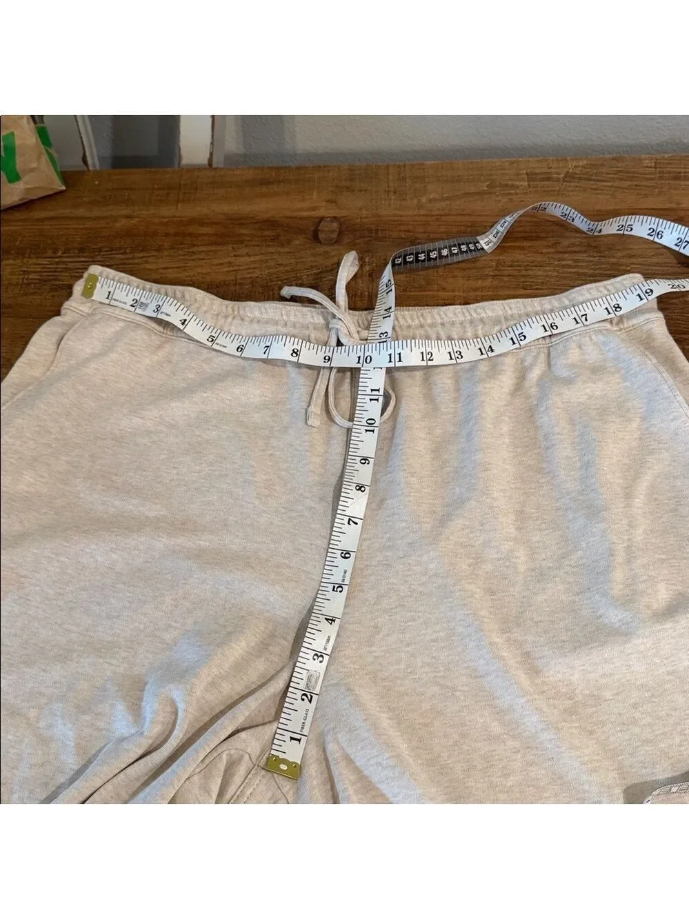 Lands' End Sport Knit High Rise Pull On Elastic Waist Wide Leg Crop Pants Sz XL